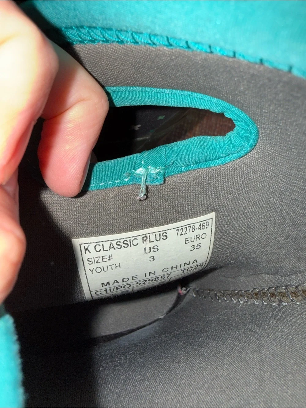Bogs Kids Grey Teal Classic Plus Waterproof Pull-On winter boots size 3